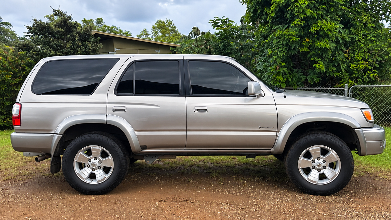 Automotive window tinting on a vehicle